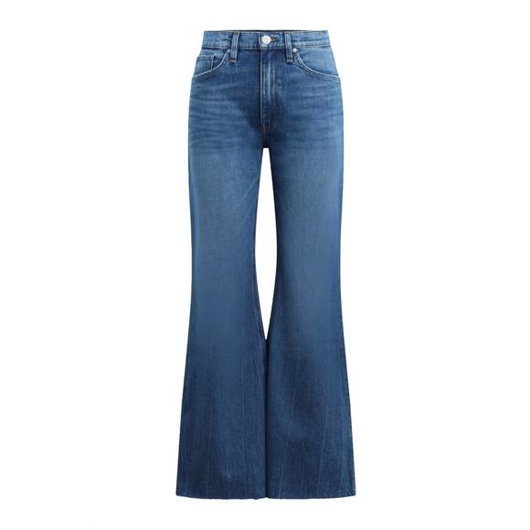 NEW HUDSON jodie high rise flare jean in blue water